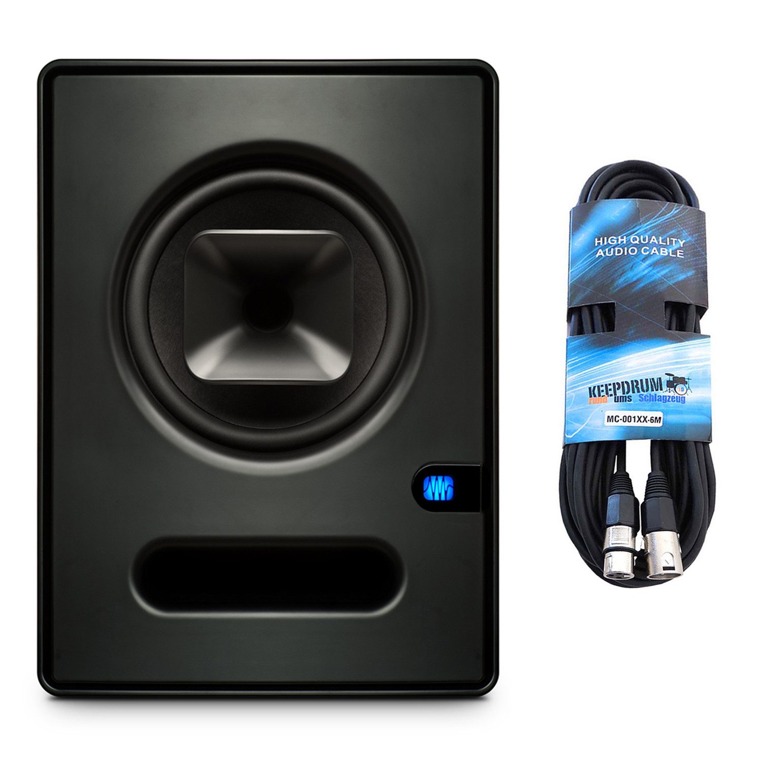 Presonus Studio-Monitor Sceptre S8 mit XLR-Kabel Lautsprecher