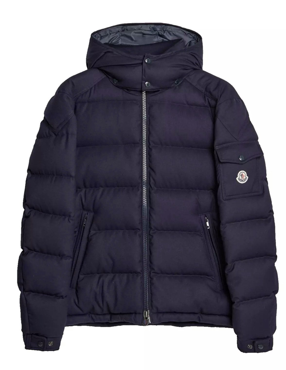 MONCLER Daunenjacke Bomber Jacke Schurwolle mit günstig online kaufen