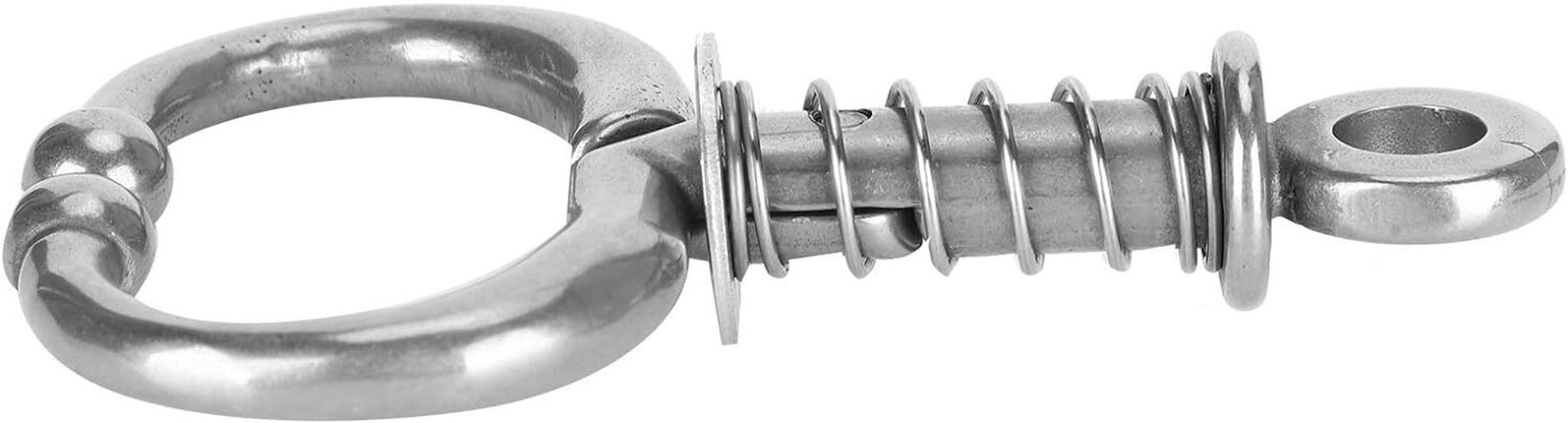 FELIXLEO Nasenpiercing Rinder Nasenring Edelstahl Automatische Nasenklemme mit Feder