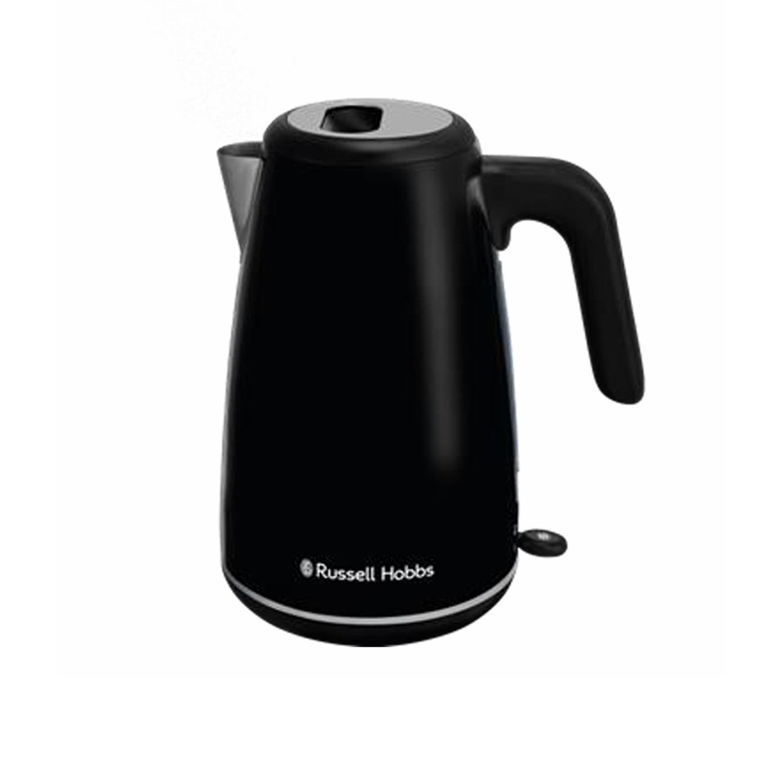 RUSSELL HOBBS Wasserkocher 28830-70, Edelstahl, Schwarz, 1,7 l, 2400 W, Überhitzungsschutz