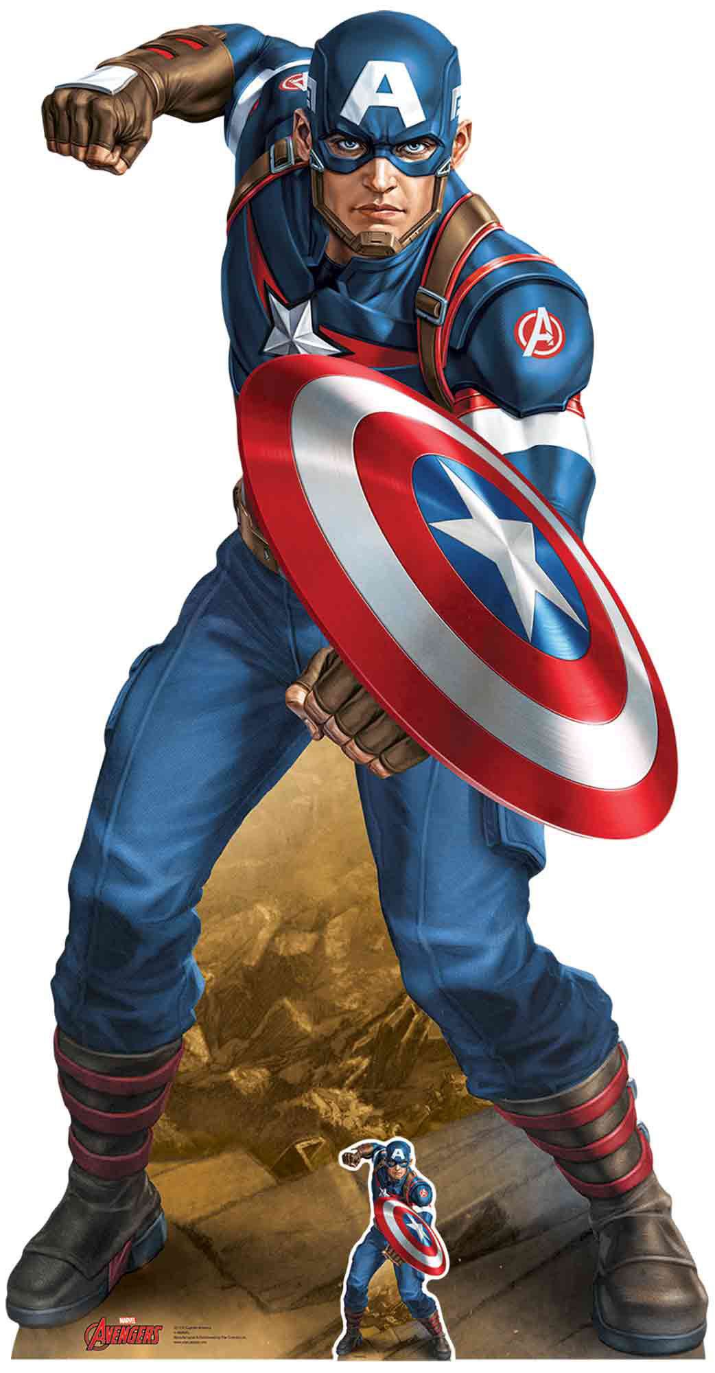 Dekofigur Avengers Endgame Pappaufsteller Captain America