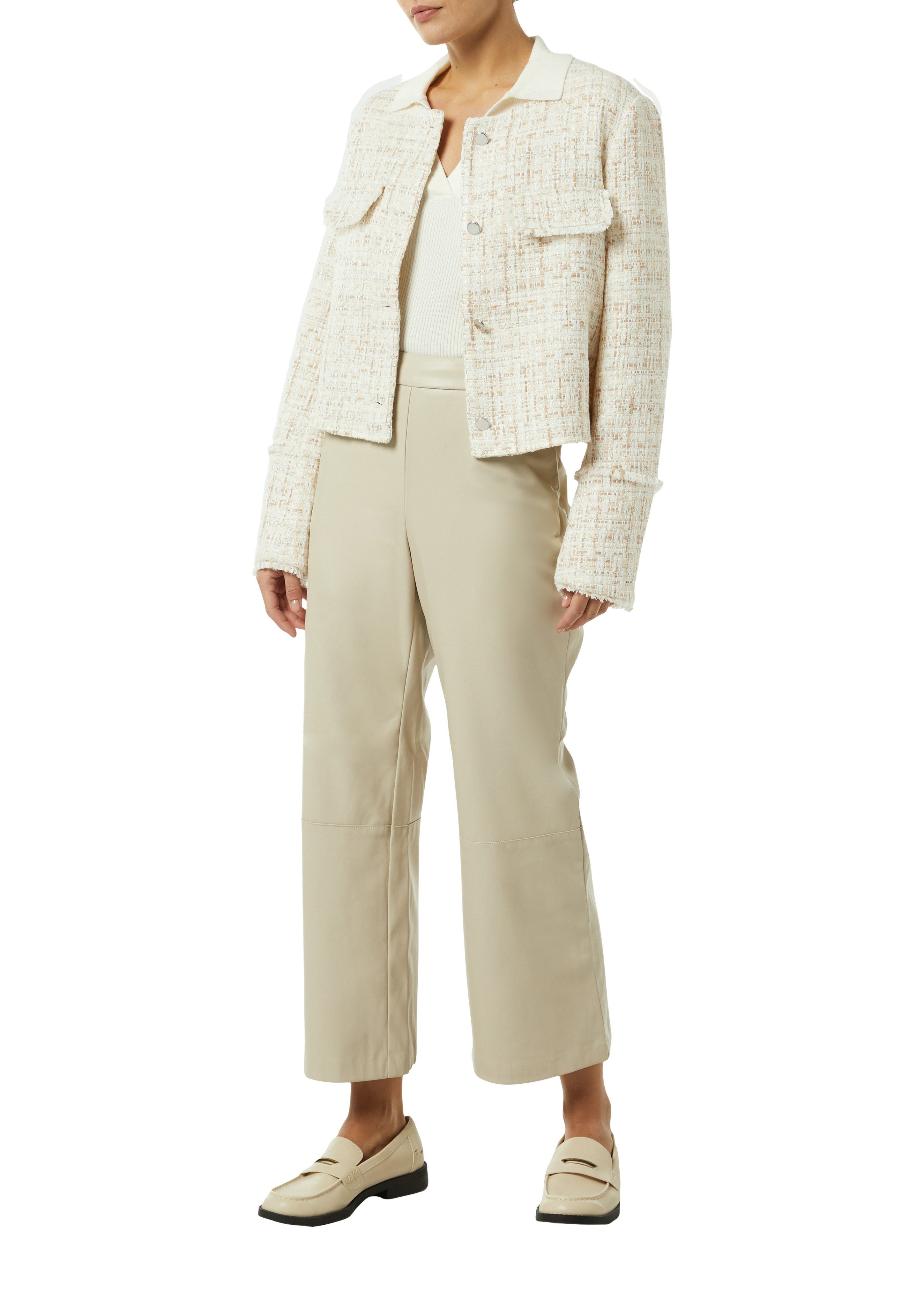 comma Bouclèjacke mit Glitzergarn günstig online kaufen