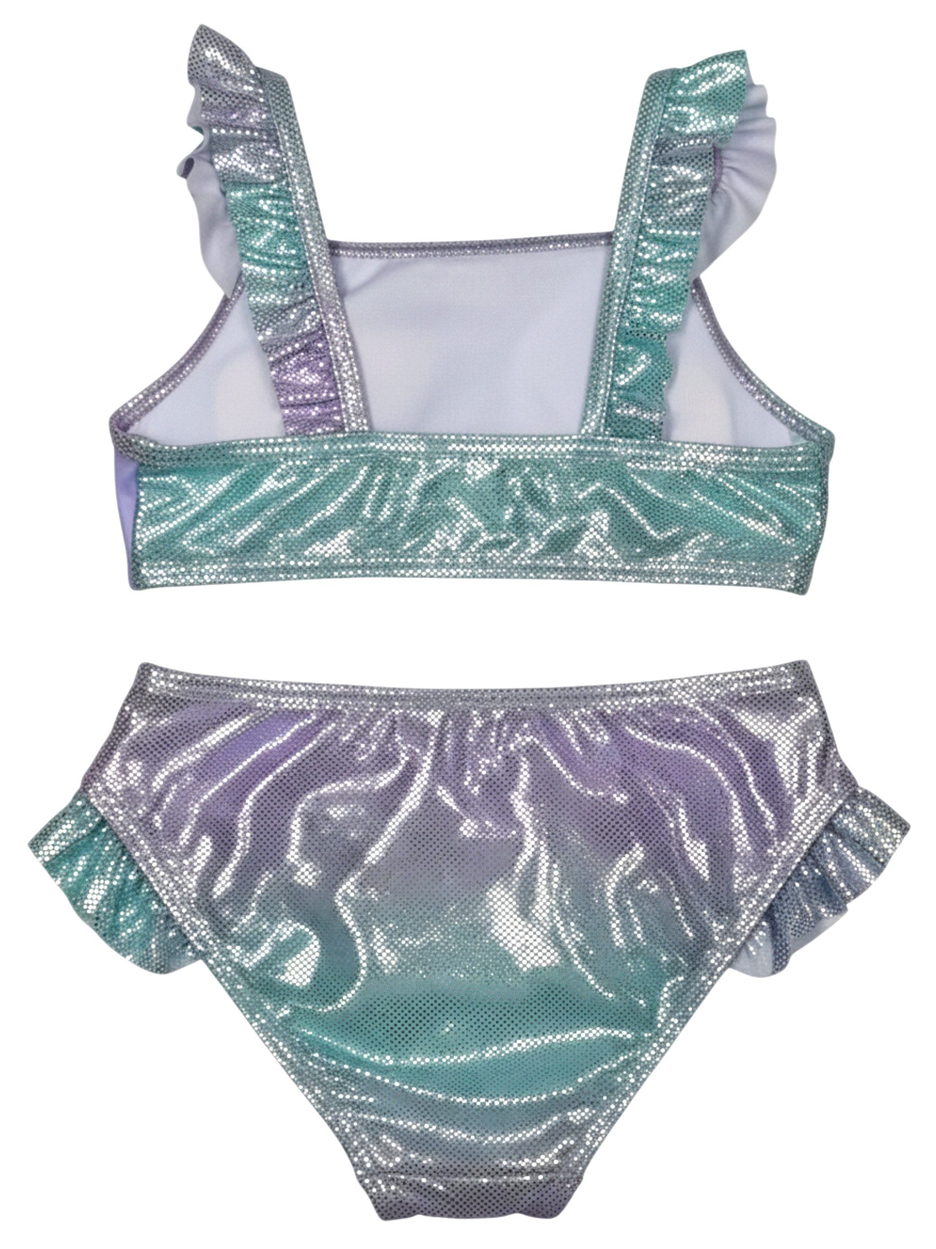United Labels® Bustier-Bikini Disney Die Eiskönigin Bikini mit Rüschen Elsa Frozen Zweiteiler – Bild 2 von 5