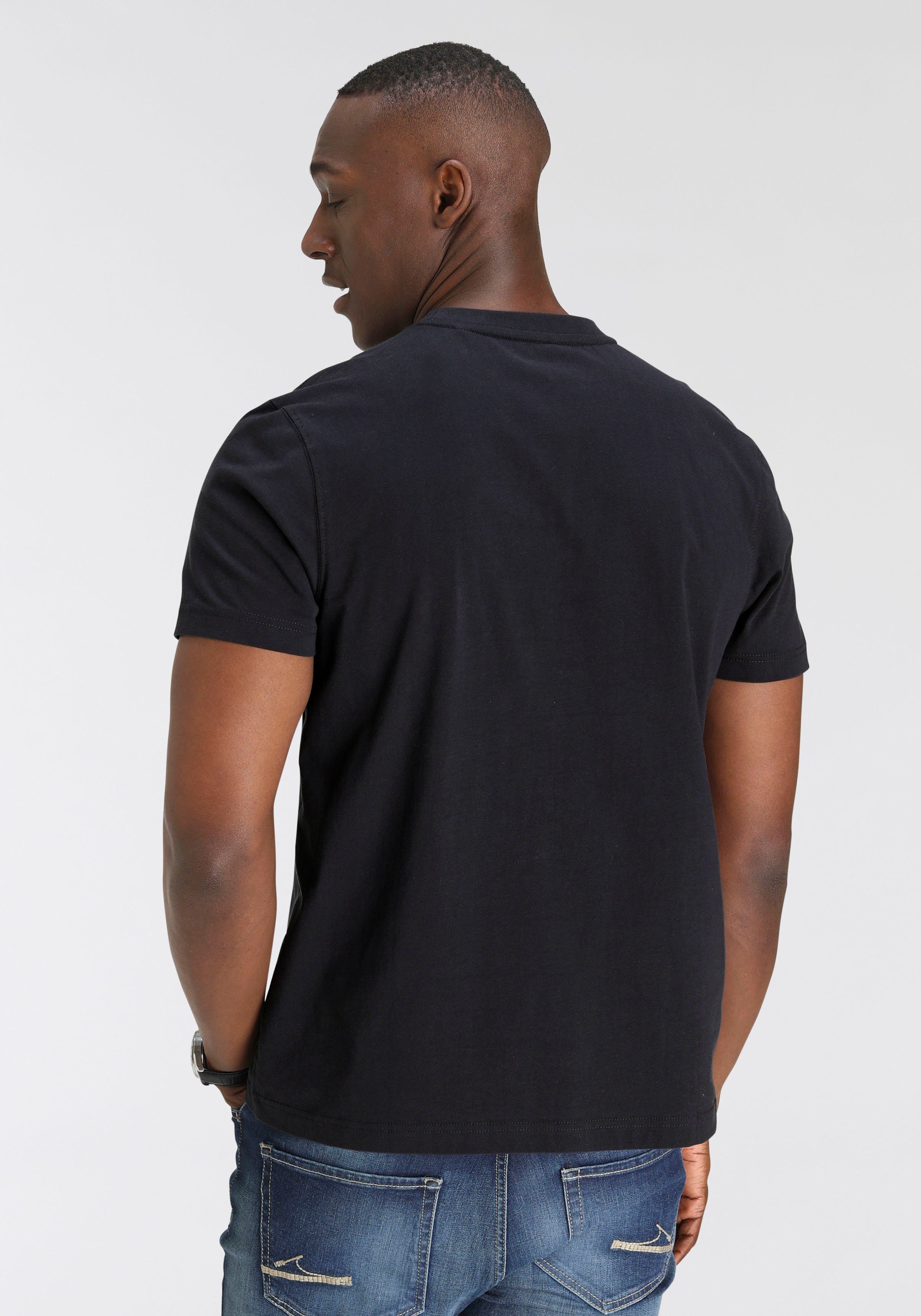 DELMAO T-Shirt Kurzarm, bedruckt, Rundhals, aus günstig online kaufen
