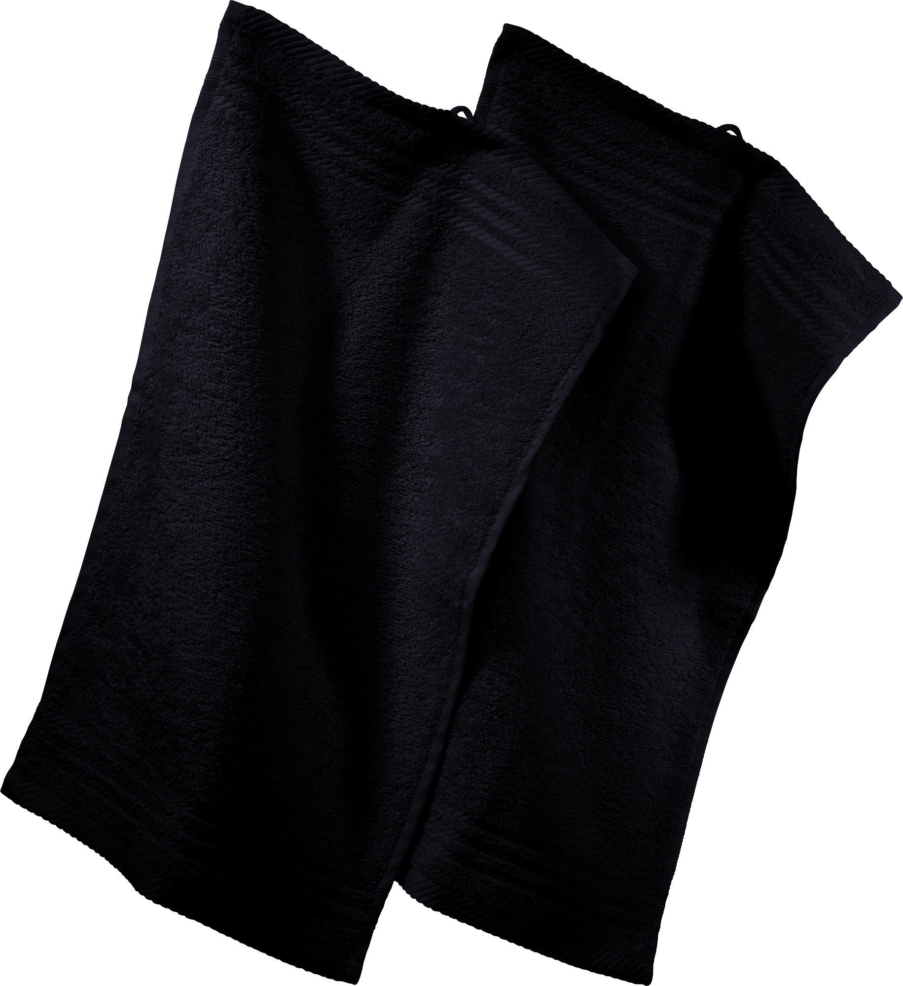 REDBEST Gästehandtuch Gästetuch 2er-Pack, Frottier, Walk-Frottier Uni