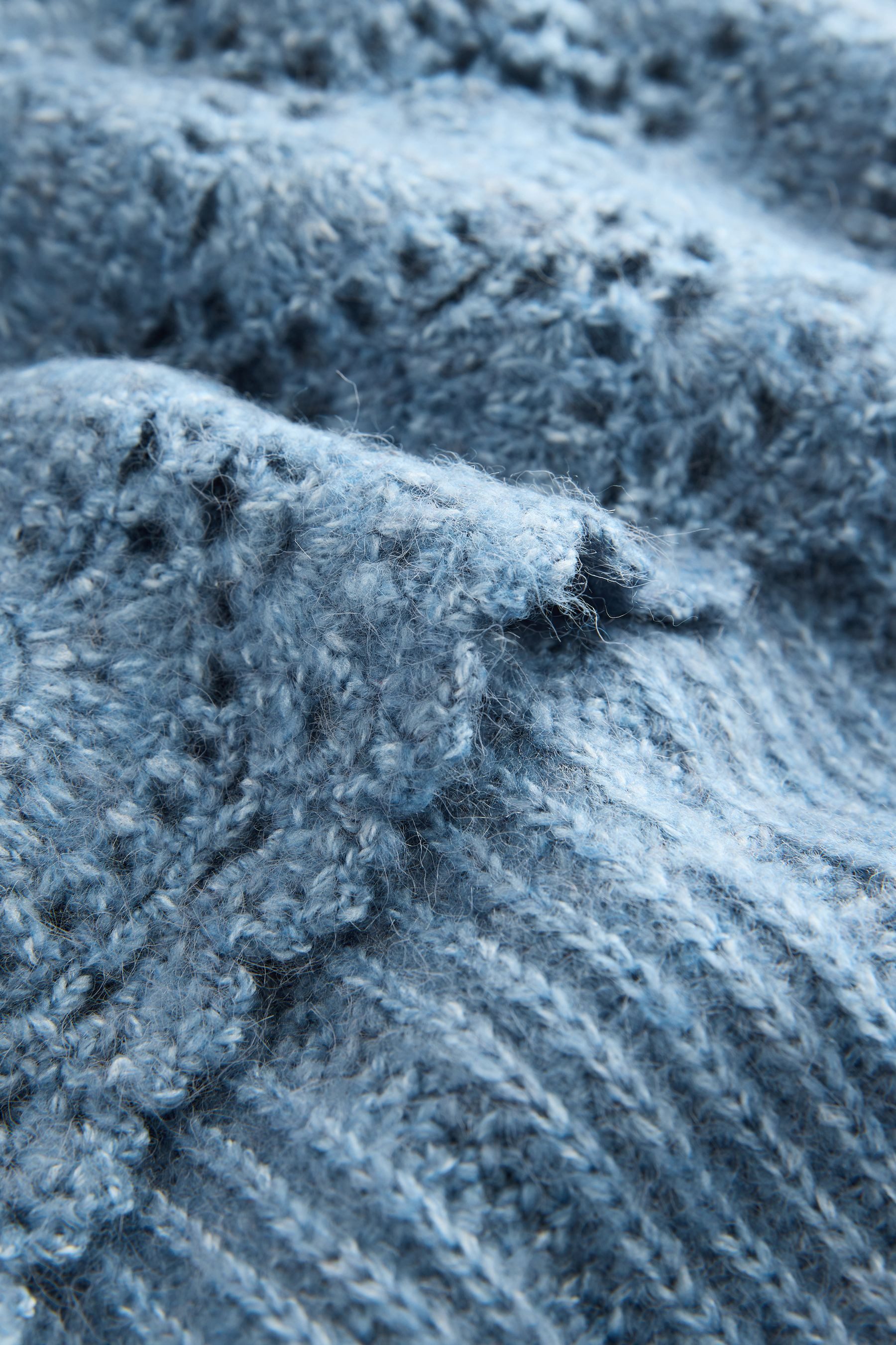 Next Strickpullover Rippstrickpullover mit gehäkeltem Matrosenkragen (1-tlg)