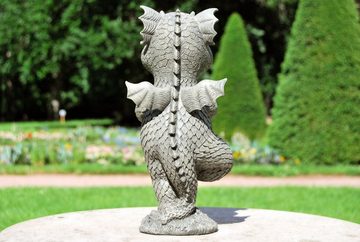 MystiCalls Gartenfigur Gartendrache - Modell Yogabaum - Dekofigur, (Einzelartikel, 1 St), Für Drinnen und Draußen, wetterfest, nicht frostfest
