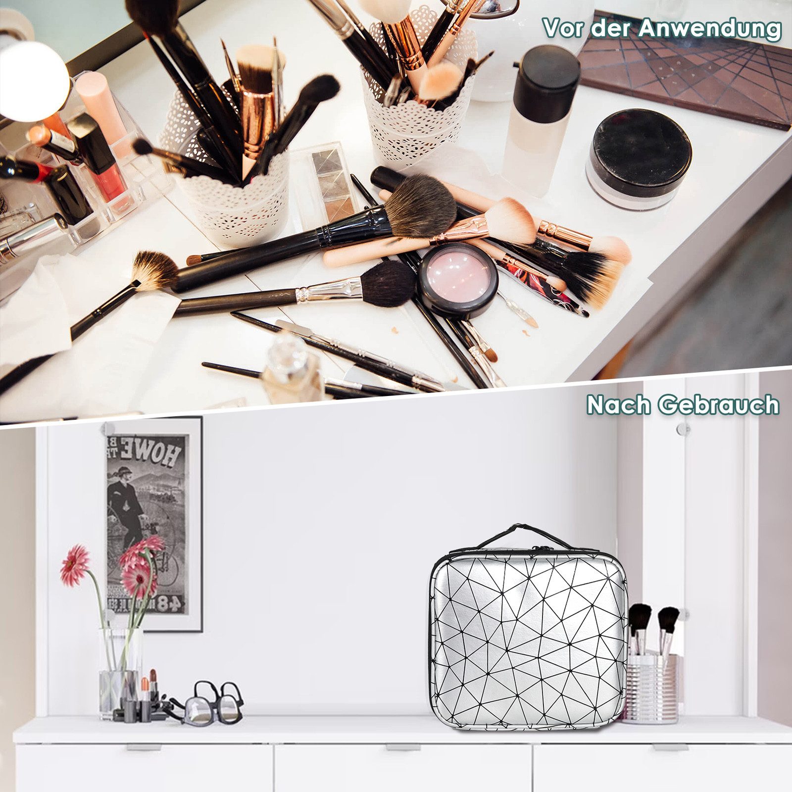 CALIYO Kosmetiktasche Portable Reise Make Up günstig online kaufen
