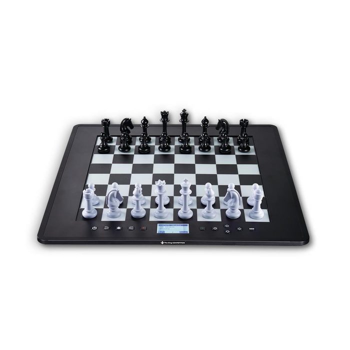 Millennium Spiel Strategiespiel M831 The King Competition Schachcomputer Schachspiel Schachbrett Online Schach spielen schwarz/weiß