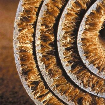 Fußmatte KEIRA rutschfeste Kokosmatte aus Naturfaser, ASTRA, Rechteckig, Höhe: 16 mm, 40 x 60 cm in Natur