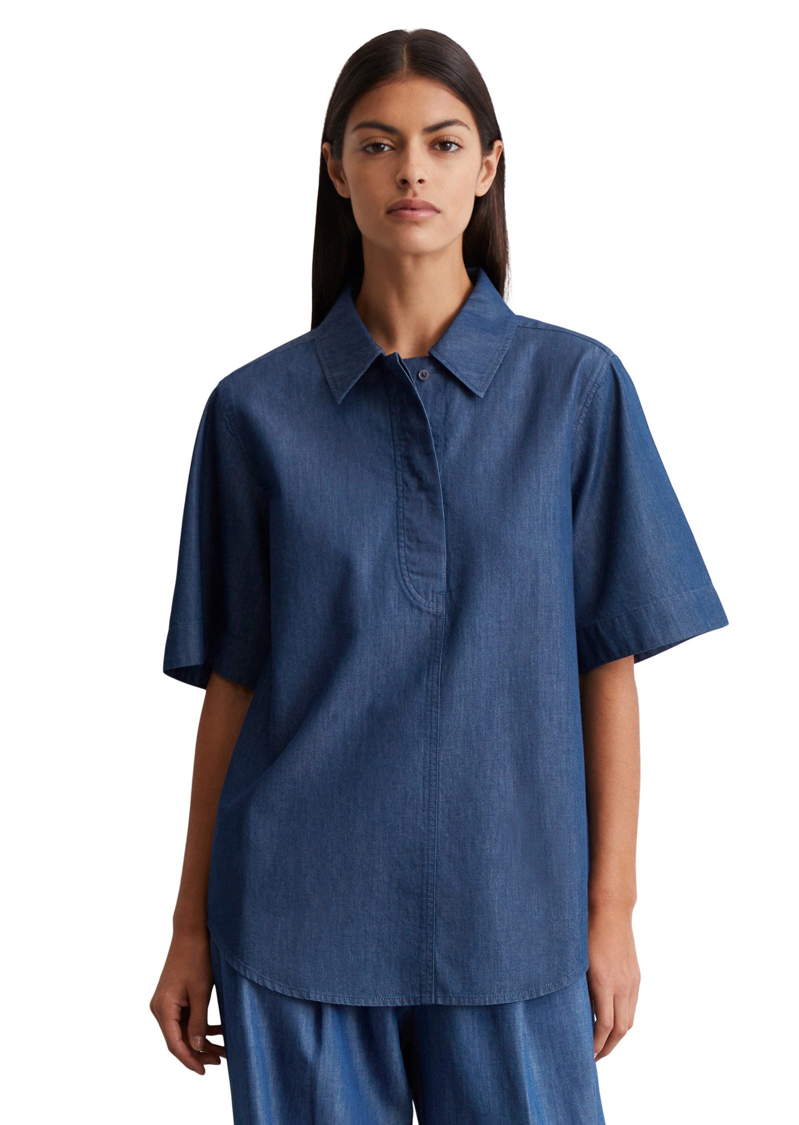 Marc O'Polo Kurzarmbluse mit TENCEL™ Lyocell günstig online kaufen