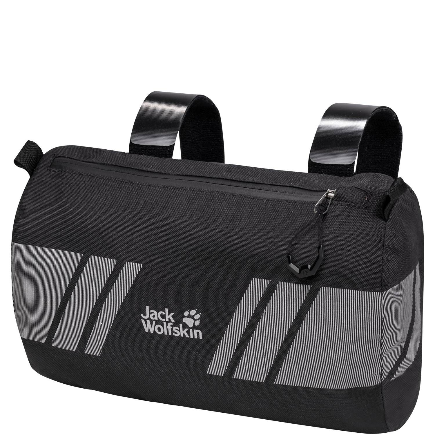 Umhängetasche Jack Wolfskin Lenker-/Bauchtasche 2in1 Handlebar Bag flash black