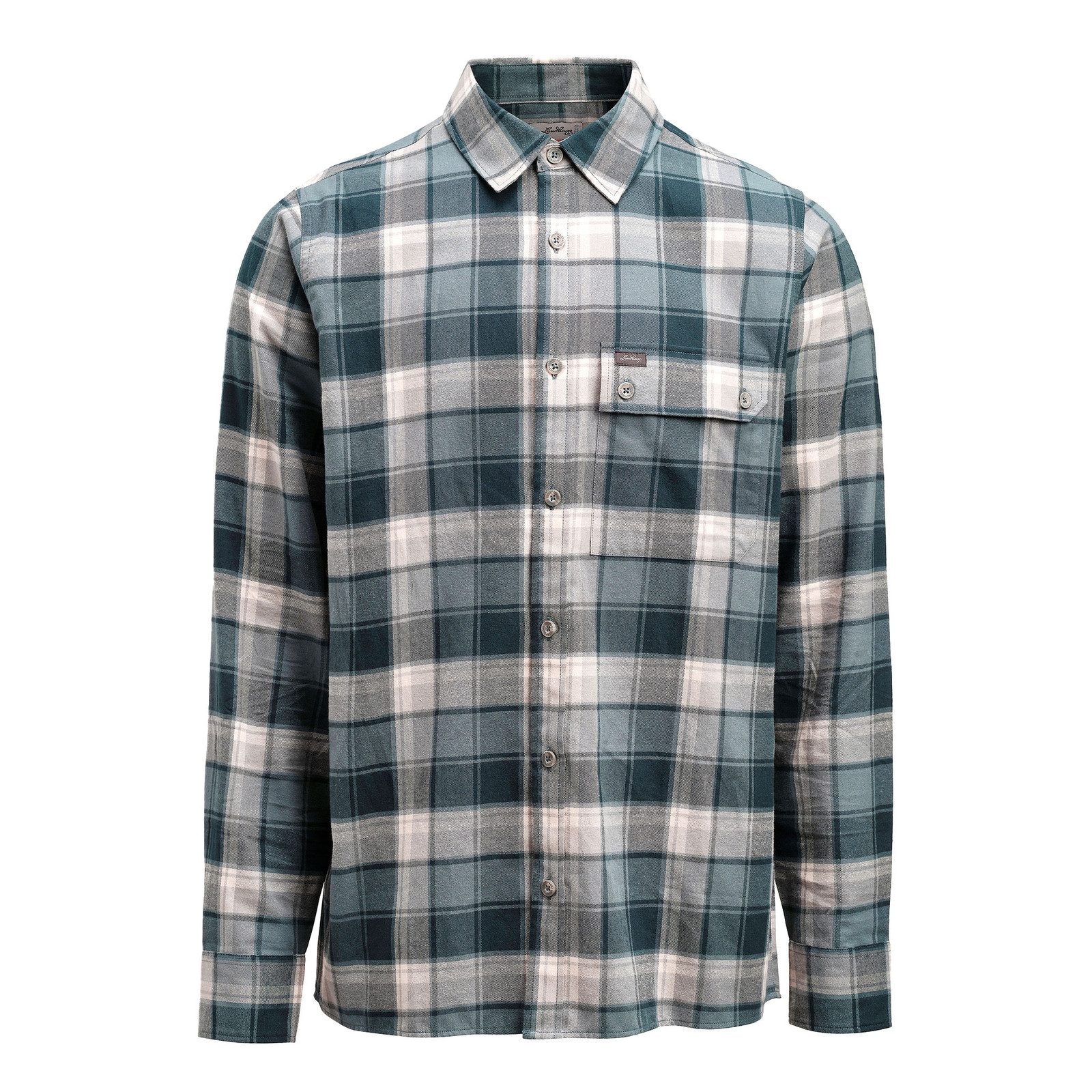 Lundhags Langarmhemd Järpen Plaid Flannel Shirt mit Brusttasche