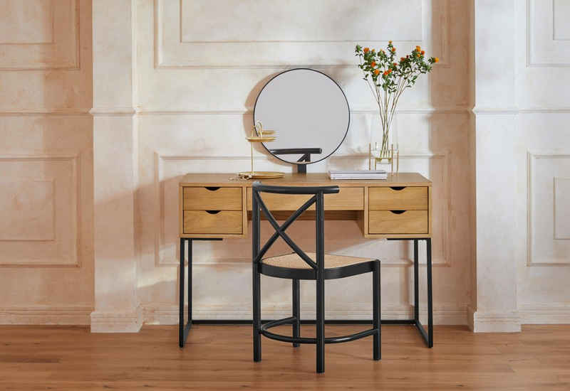 Guido Maria Kretschmer Home&Living Schminktisch »Douxmi«, 1,8 cm starke Tischplatte, viel Stauraum, Pflegeleicht, Breite 120 cm