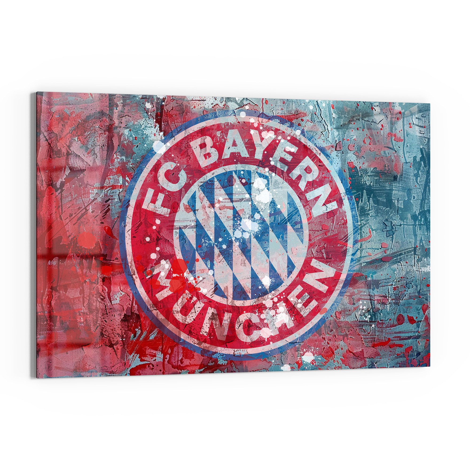 DEQORI Glasbild 'Wappen FC Bayern München', günstig online kaufen