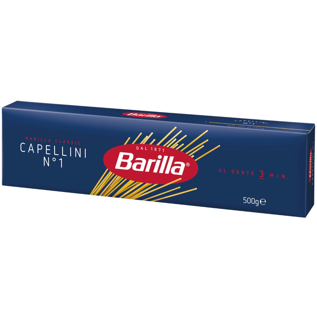 Barilla Nudeln, Barilla Nudeln Capellini Nummer 1 Hartweizengrießnudeln 500g