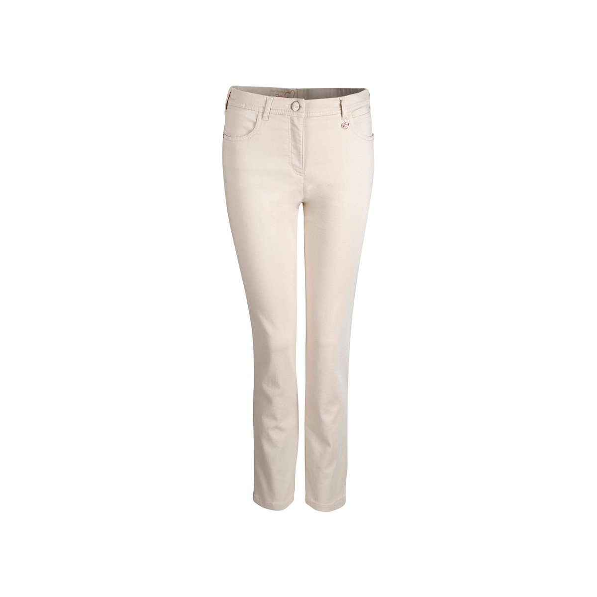 TONI 5-Pocket-Jeans (1-tlg) regular beige