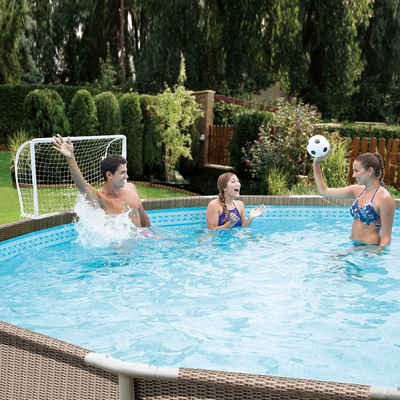 SummerWaves Tornetz »Wasser-Polo« (Set), inkl. Ball, für Pools 500-610 cm