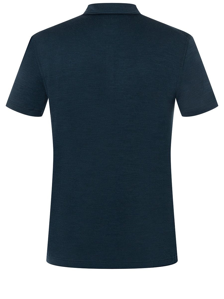 SUPER.NATURAL Poloshirt für Herren, Merino POLO BIO atmungsaktiv, casual