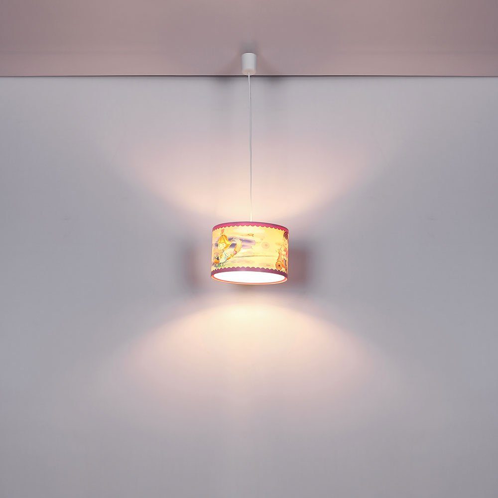 etc-shop LED Pendelleuchte, Leuchtmittel inklusive, Set im Jungen Spiel DIMMBAR Farbwechsel, Leuchte Hänge Zimmer Pendel Warmweiß, Decken Lampe