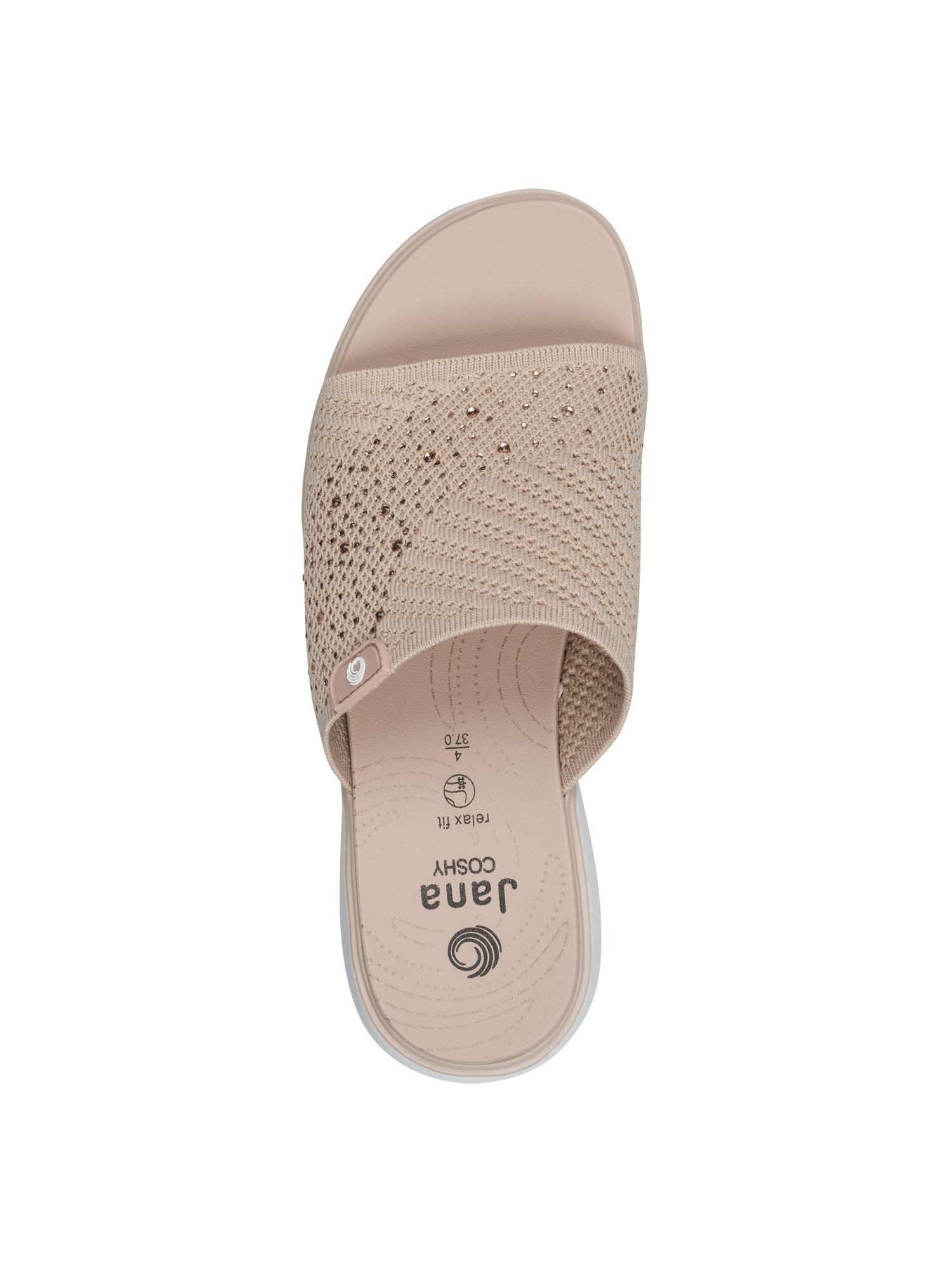 Jana Coshy Vegan, Hallux Friendly Vegan kein Absatz Pantolette Vegan