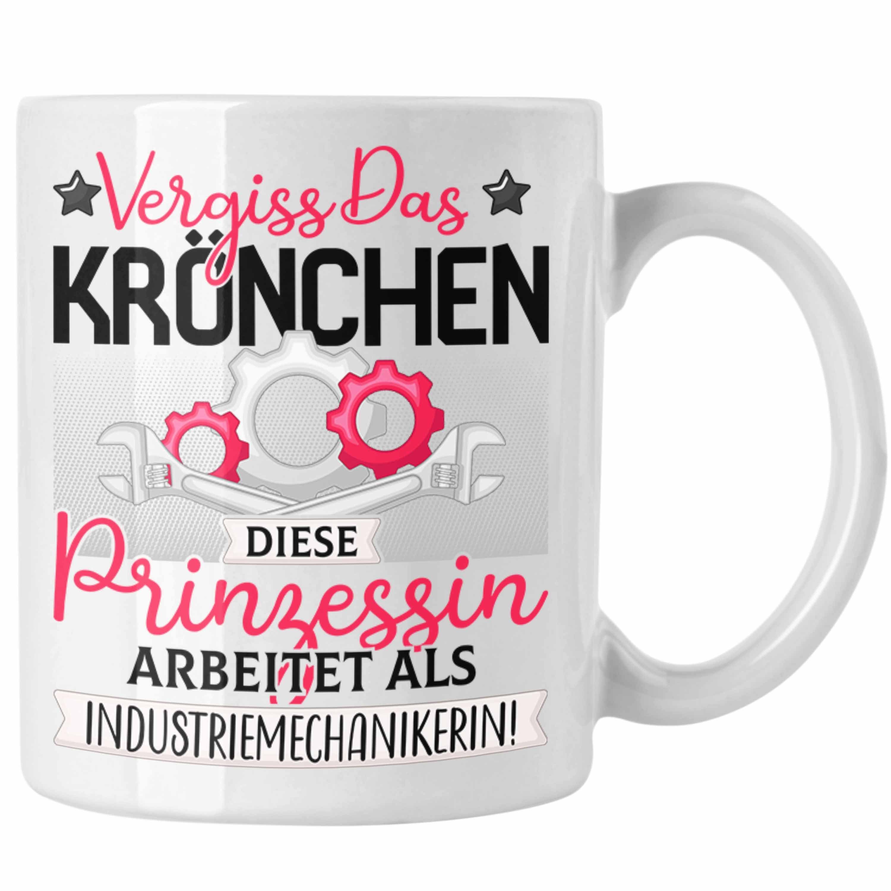 Trendation Tasse Industriemechanikerin Frauen Geschenk Tasse Spruch Vergiss Das Kröchen Weiss