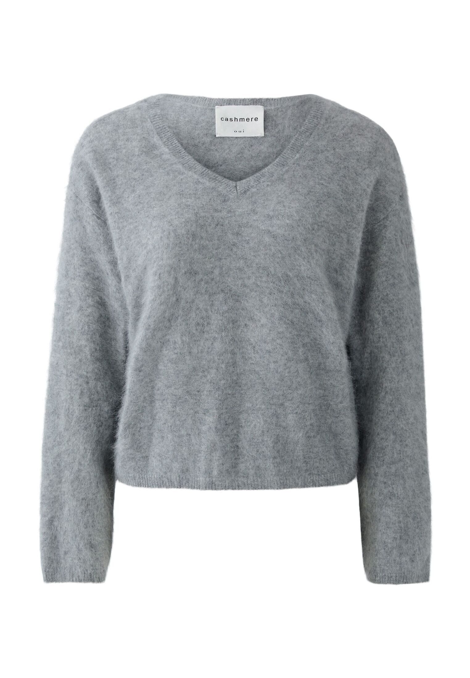 Oui V-Ausschnitt-Pullover