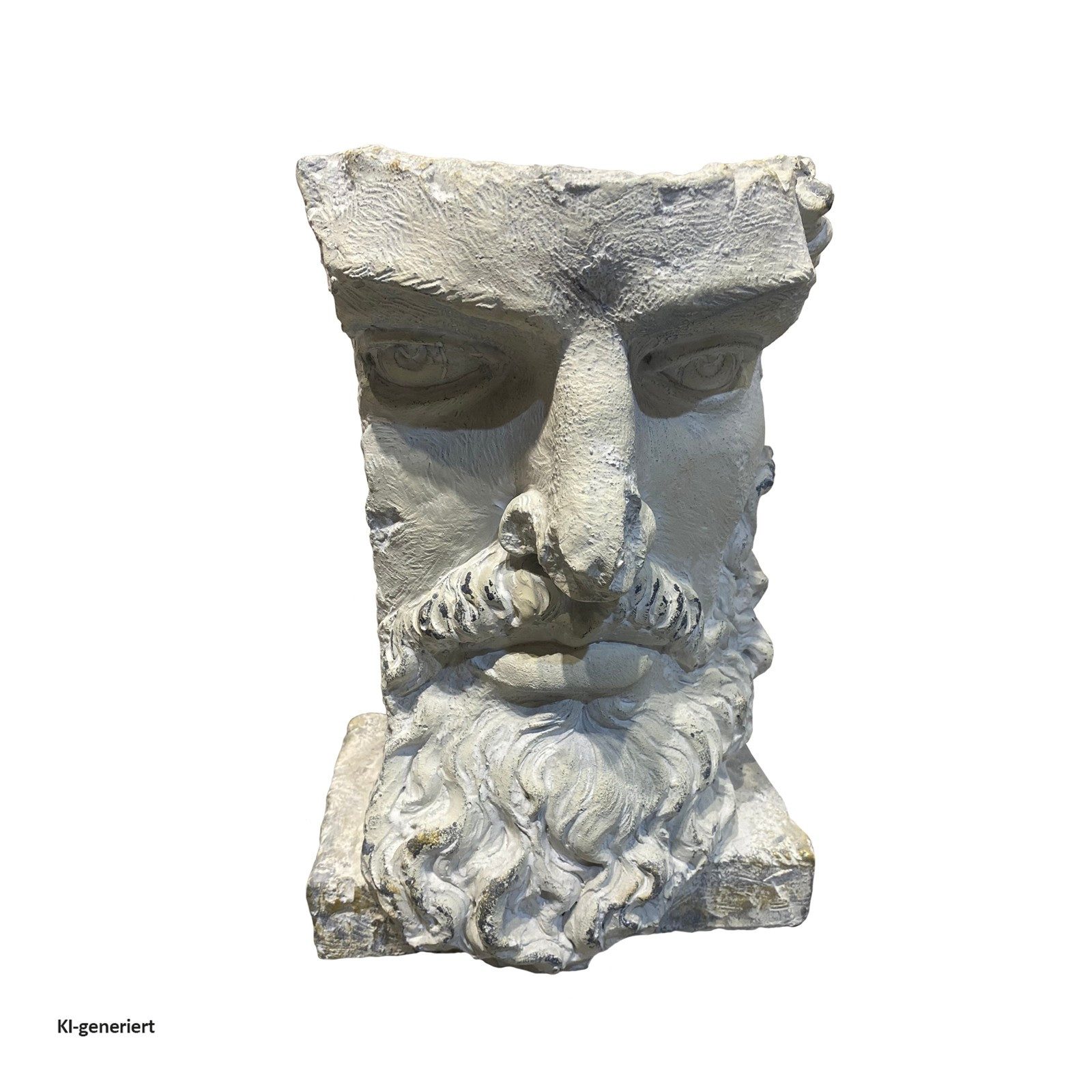 HTI-Living Pflanzkübel Pflanzgefäß Apollon Büste Poseidon (Stück, 1 St., 1 Pflanzgefäß), Pflanzkübel Gartendeko Antike