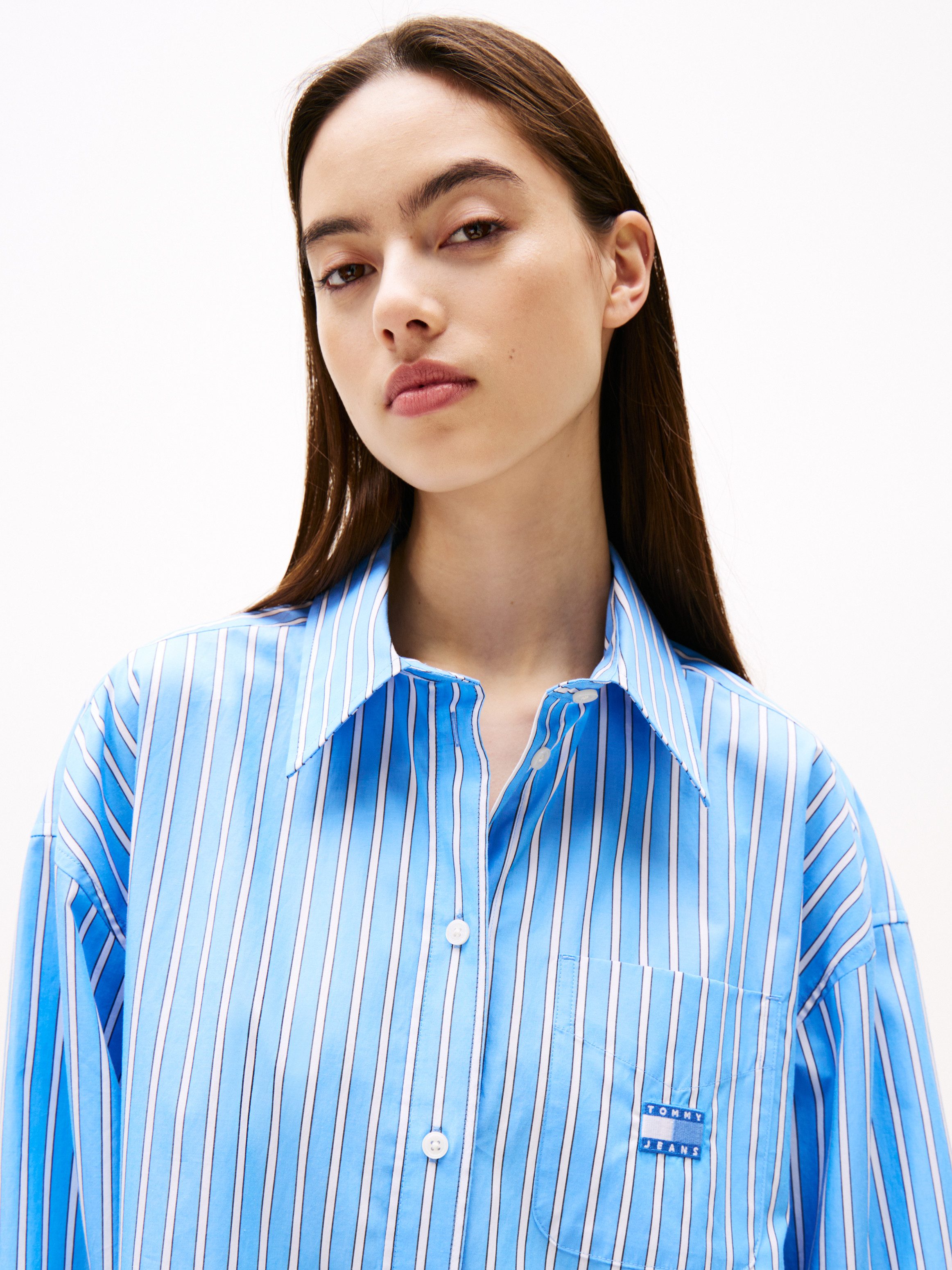 Tommy Jeans Hemdblusenkleid TJW OVS MINI SHIRT DRESS EXT günstig online kaufen