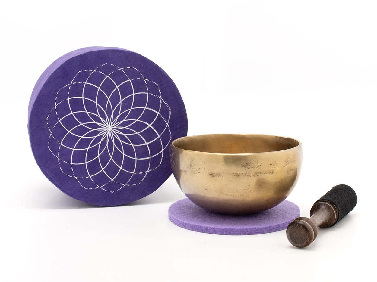 Klangschalen-Center Поющие чаши Ritual-Klangschale in Lotus-Box