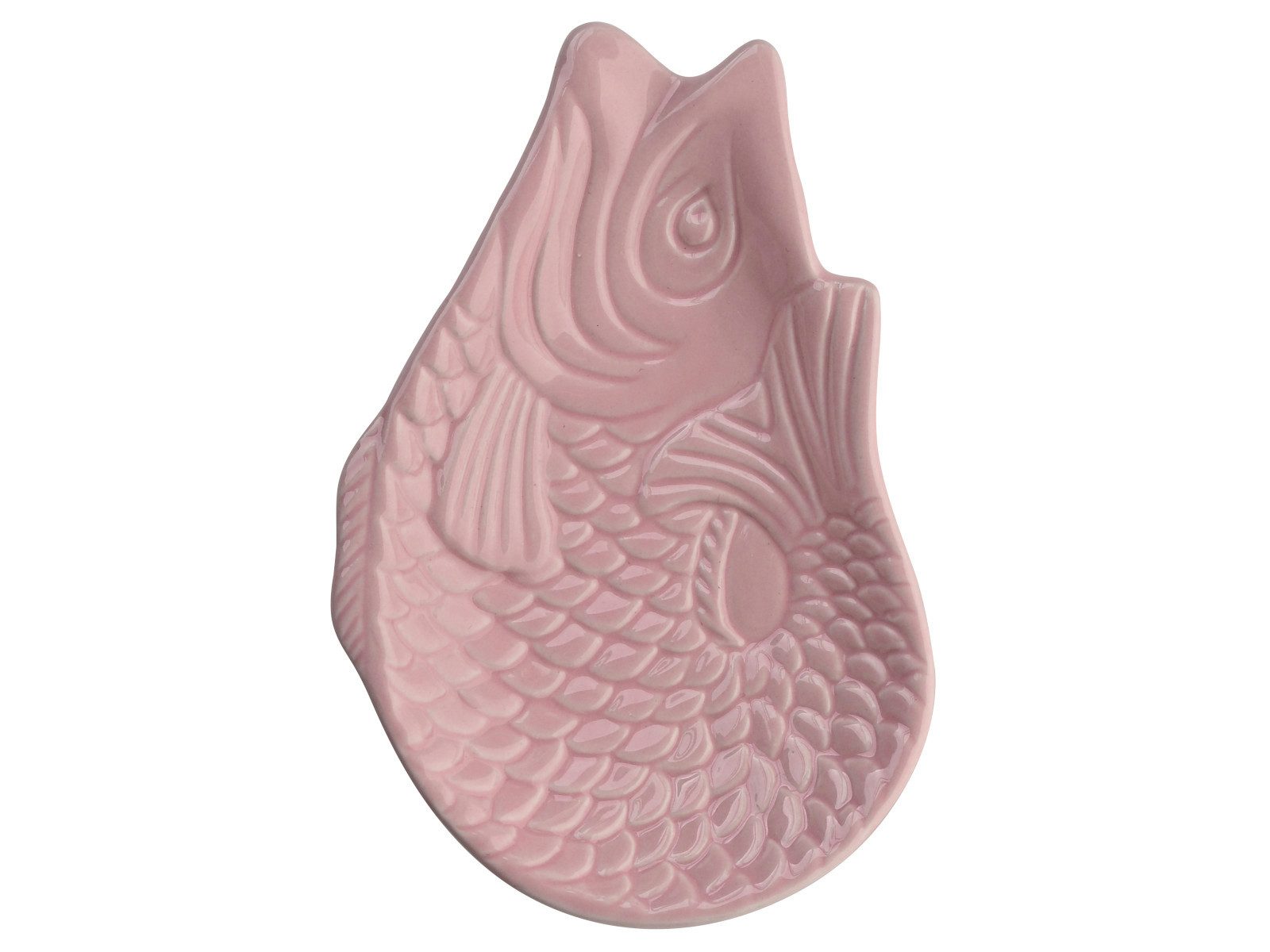 Giftcompany Dekoteller Monsieur Carafon Fisch Dekoteller sea pink 12,5x8,3cm