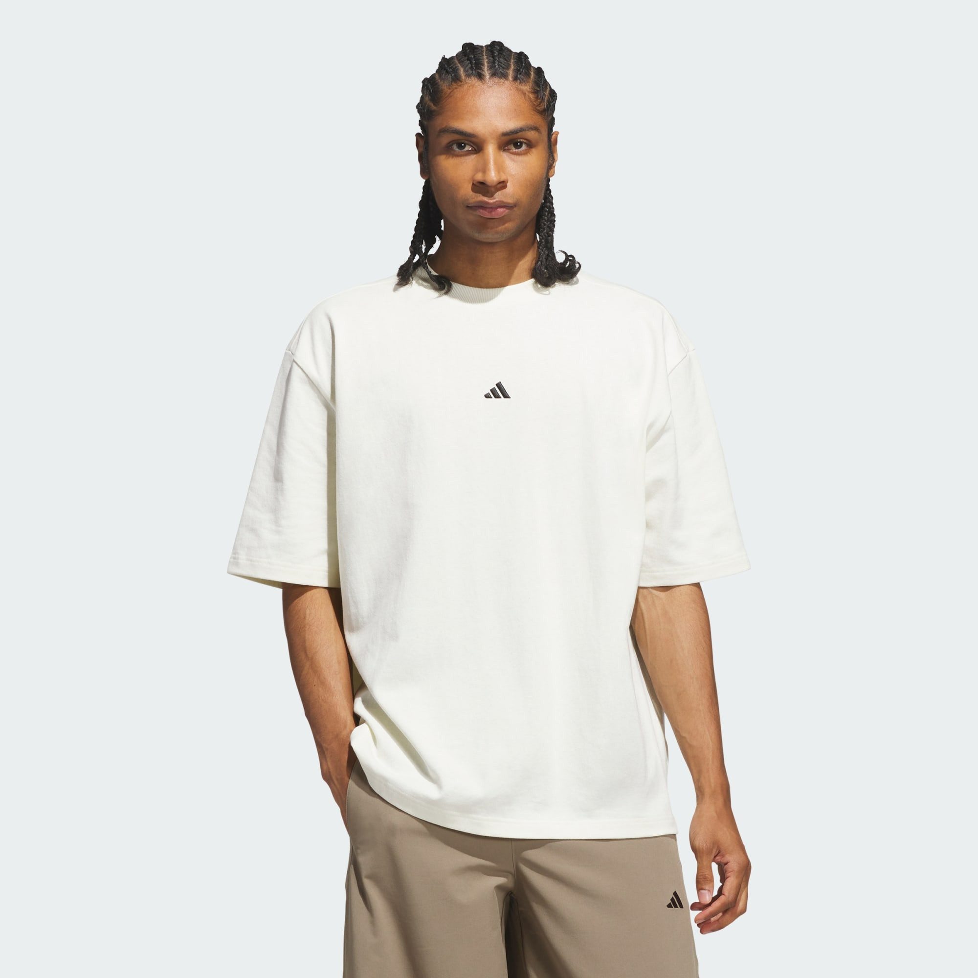 adidas Performance T-Shirt ADIDAS BASKETBALL SINGLE JERSEY T-SHIRT (1-tlg)