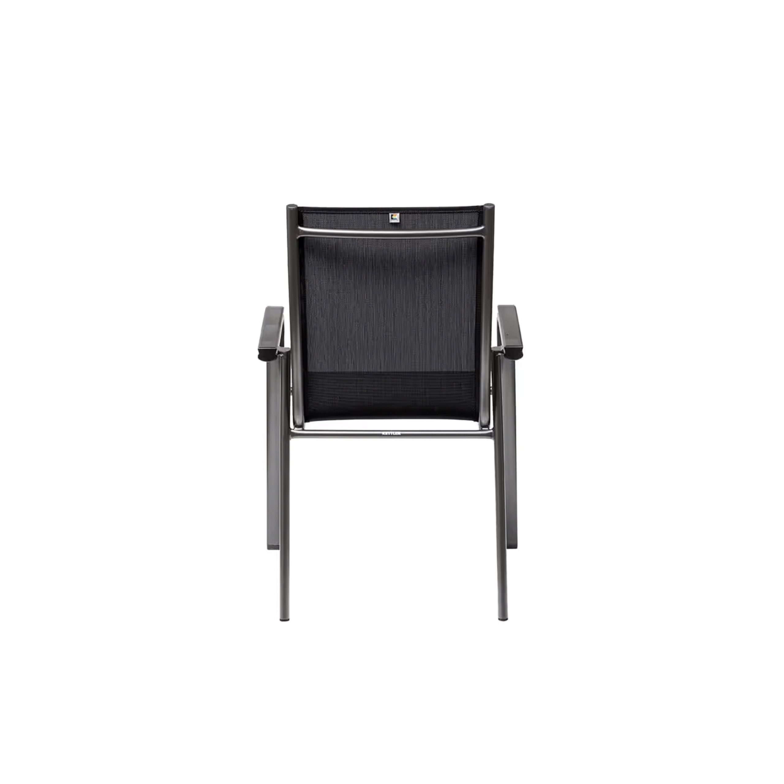 KETTLER Gartenstuhl Kettler Stapelsessel Cirrus Silver Line anthrazit/anthrazit-grau