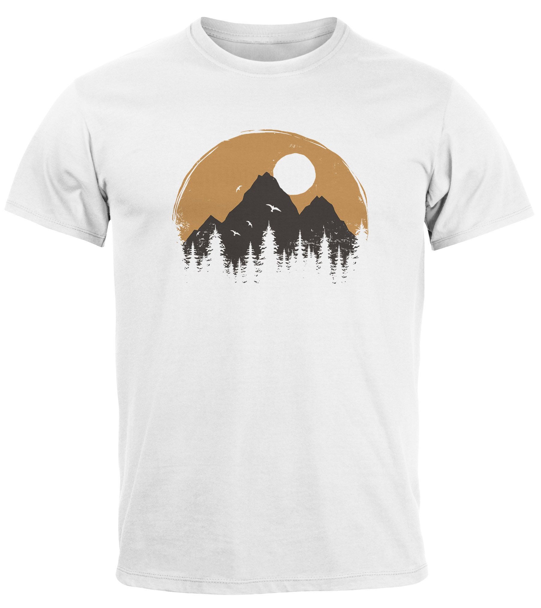 Neverless Print-Shirt Herren T-Shirt Outdoor Print günstig online kaufen