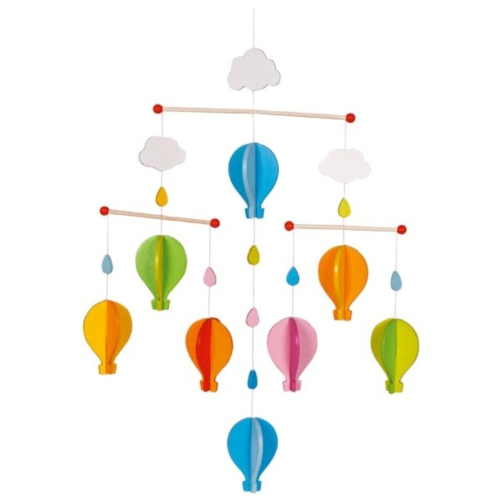 Mobile Mobile Heißluftballons aus Holz Kindermobile 52877