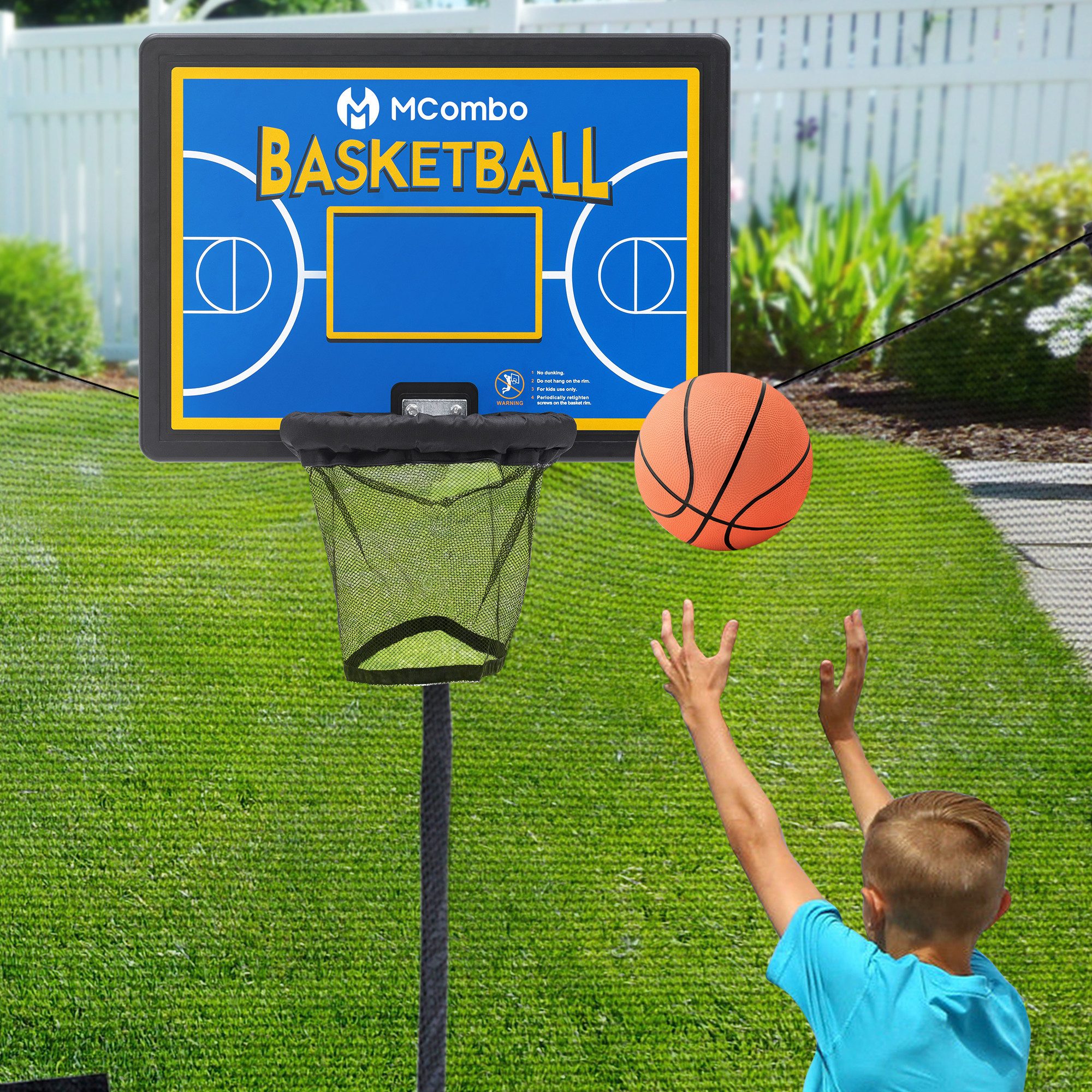 MCombo Kindertrampolin M MCombo Trampolin basketballkorb, günstig online kaufen