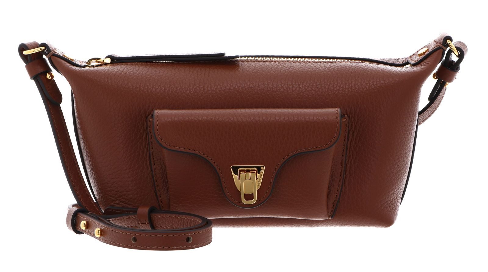COCCINELLE Umhängetasche Mini Bag Grained Leather, aus echtem Rindsleder