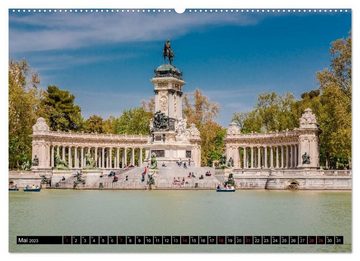 CALVENDO Wandkalender Madrid entdecken (Premium, hochwertiger DIN A2 Wandkalender 2023, Kunstdruck in Hochglanz)