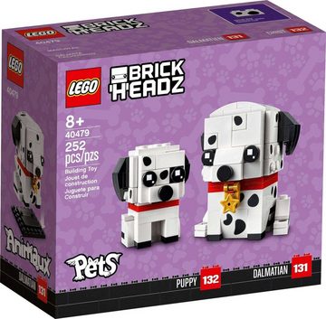 LEGO® Spielbausteine LEGO® BrickHeadz 40479 Dalmatiner, (Klemmbausteine), Dalmatiner und Welpe aus 252 Bausteinen