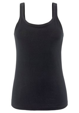 LASCANA Unterhemd (Packung, 2-St) "Perfect Basics" aus elastischer Baumwolle, Tanktop, Unterziehshirt