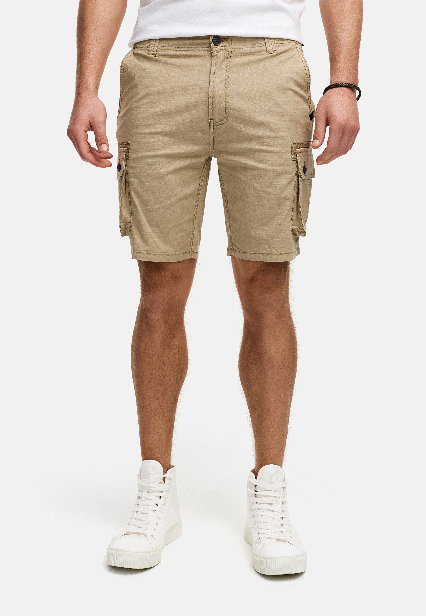 INDICODE Cargoshorts Herren INLanny Cargo Shorts Herrenshorts aus robustem, vielseitigem und dennoch bequemem Material