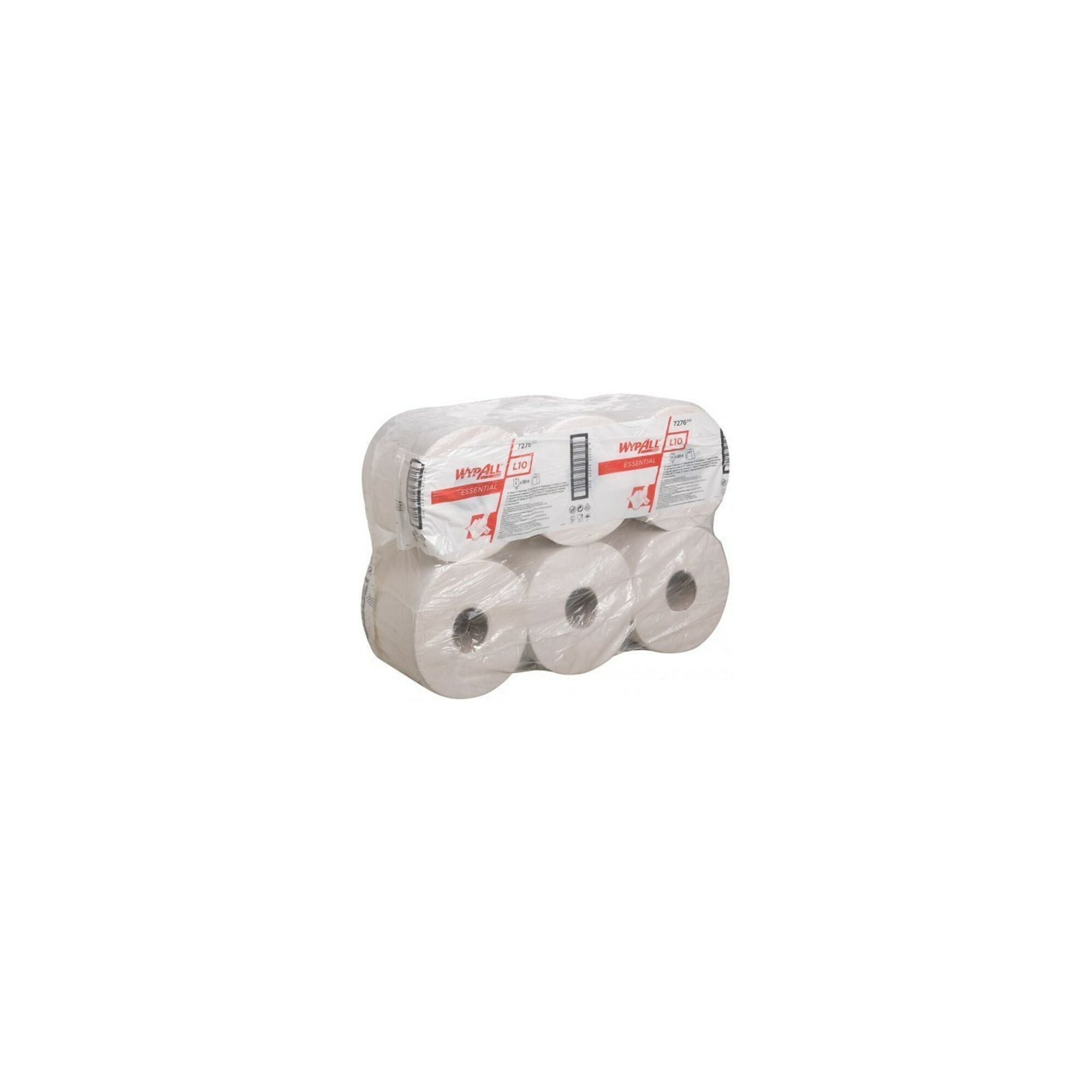 Wypall WypAll L10 Essential Wischtücher, 6 Rollen à 300 m Länge, weißes, 1-la Reinigungstuch
