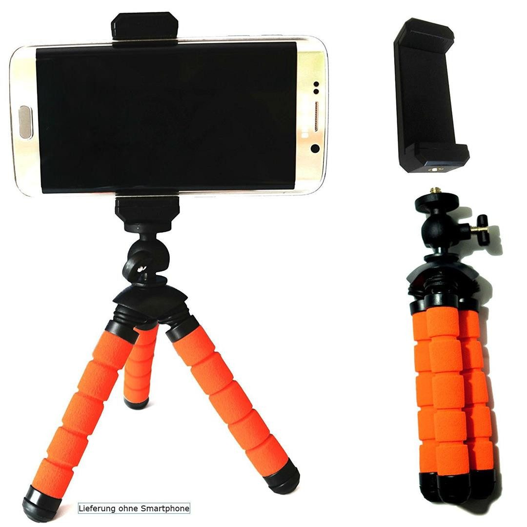 TronicXL 13cm Mini Tisch Stativ flexibel für Smartphone iPhone Actioncam Ministativ (für Huawei Xiaomi Apple Samsung Honor)