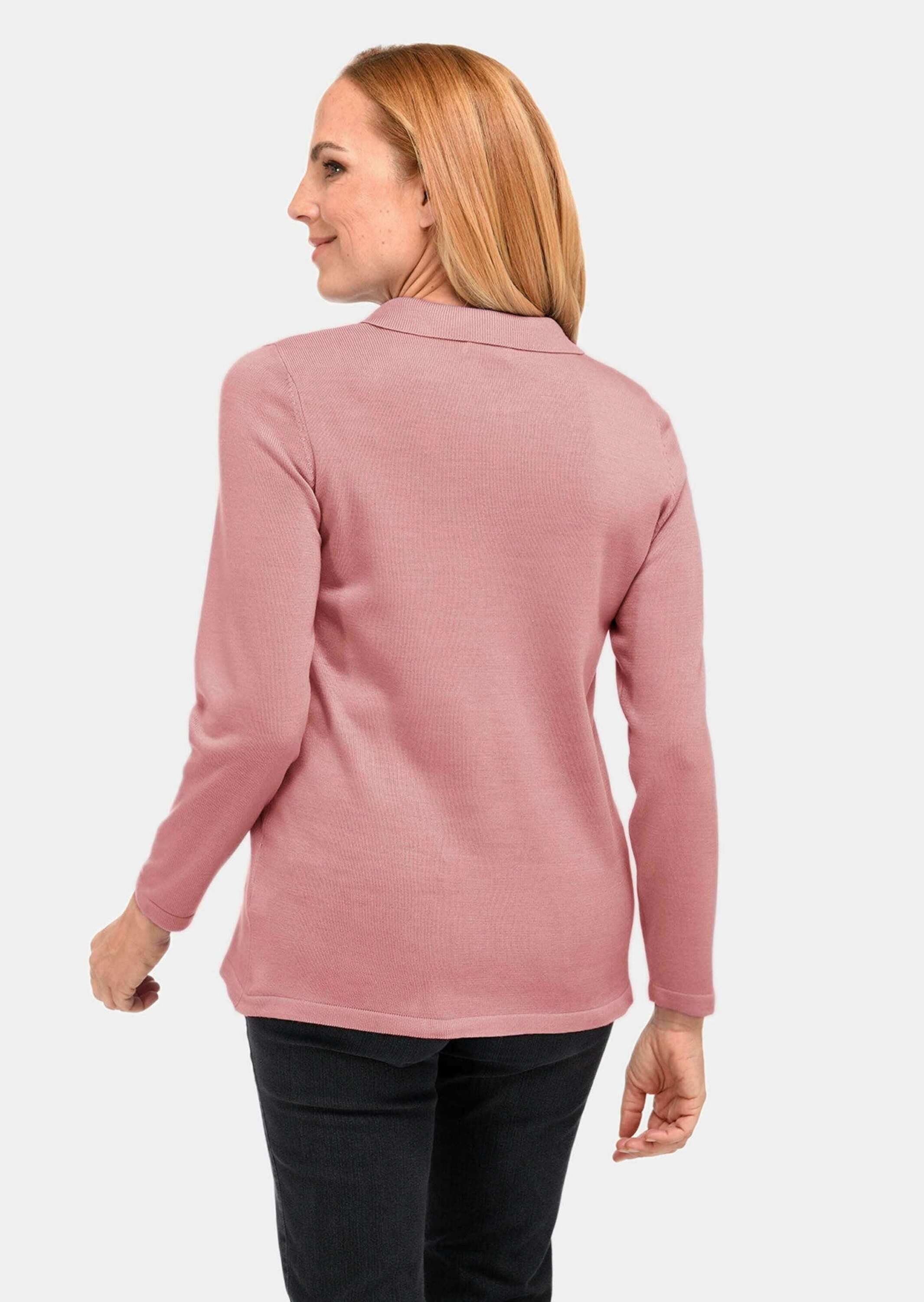 GOLDNER Strickpullover Unkomplizierter Pullover mit Polokragen günstig online kaufen
