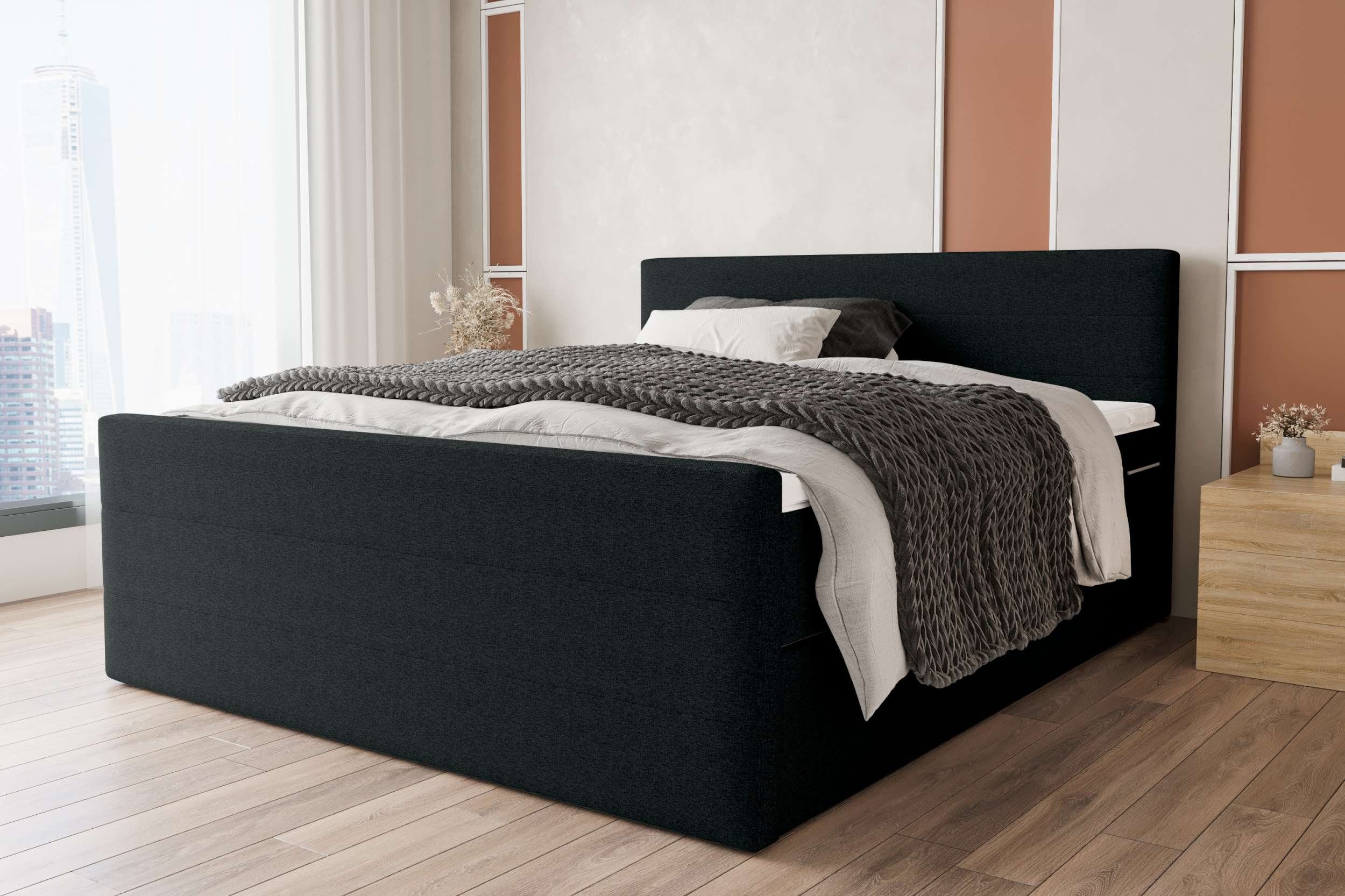 99rooms Boxspringbett Phönix Plus (Schlafzimmerbett, Bett), günstig online kaufen