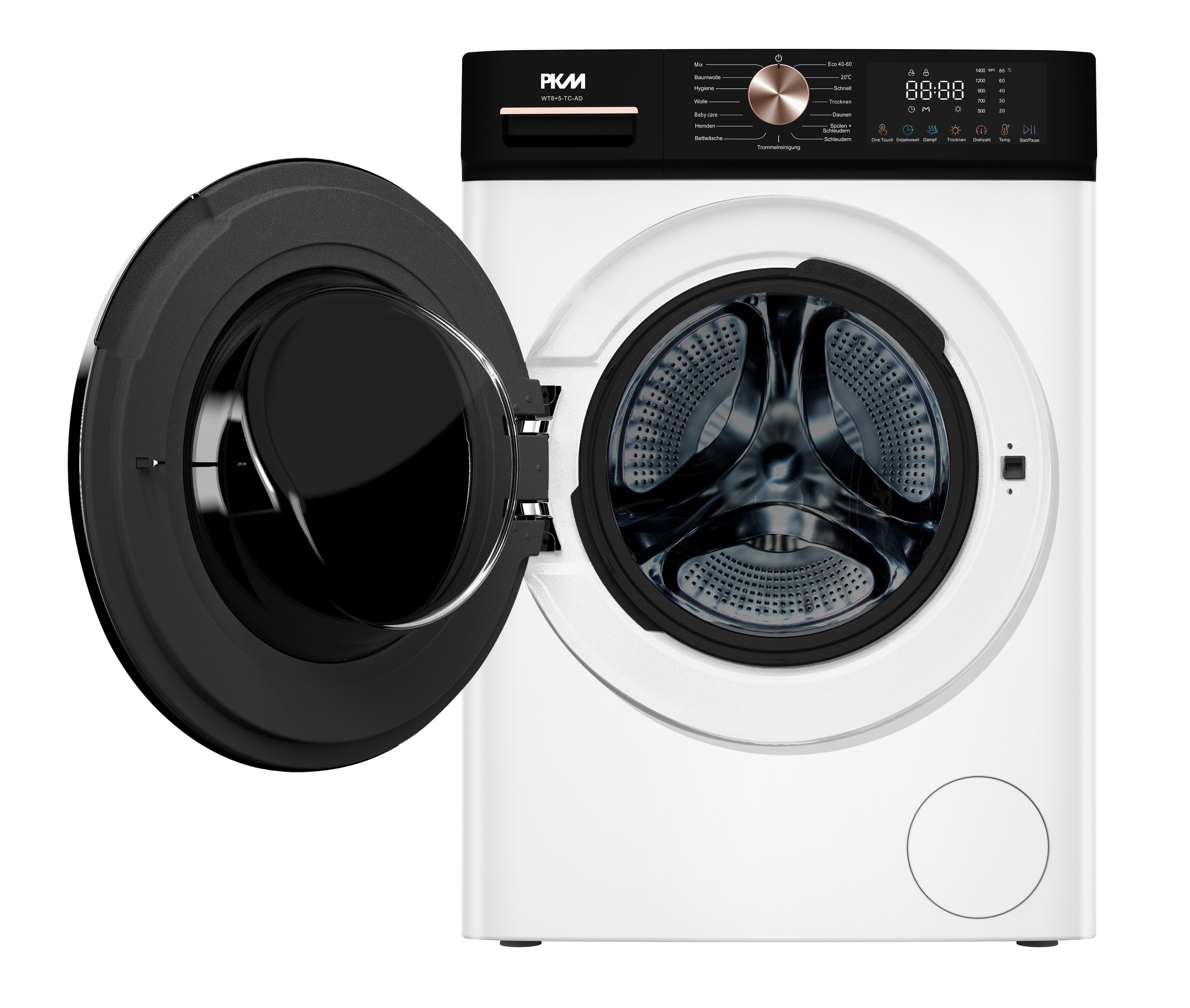 PKM Waschtrockner WT8+5-TC-AD, 8 kg, 5 kg