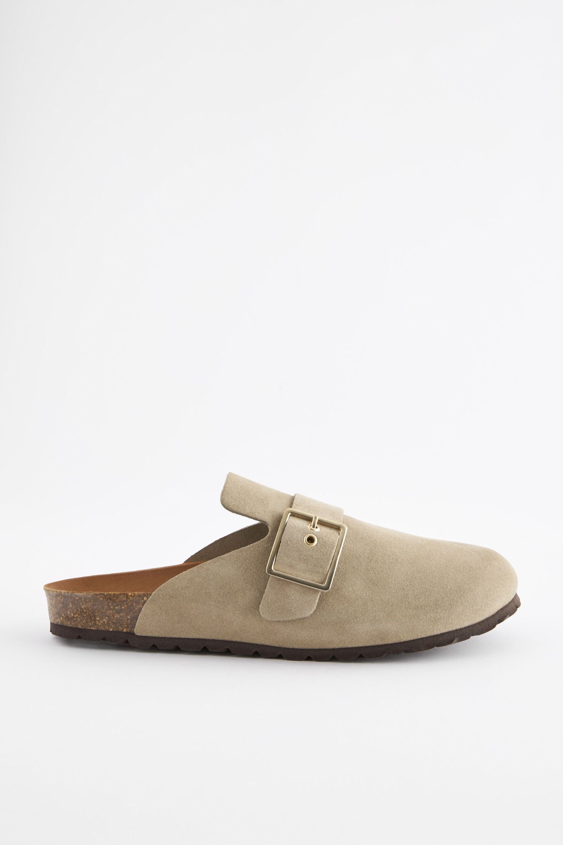 Next Forever Comfort® Clogs aus Wildleder mit Fußbett Clog (1-tlg)