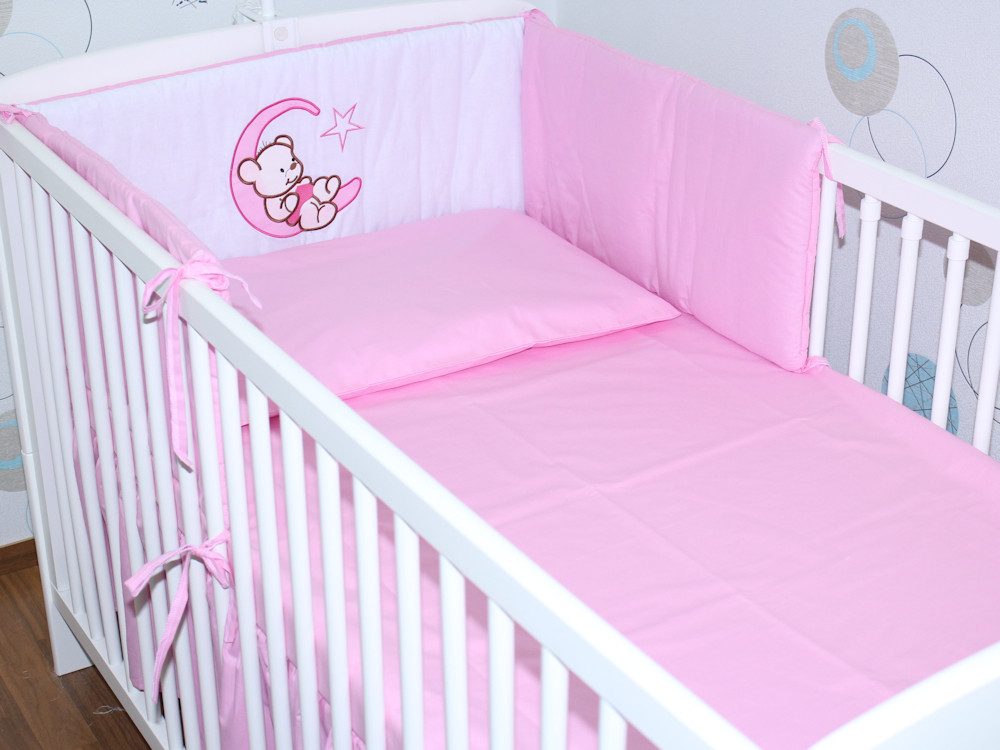Primawela Bettnestchen Nestchen mit Applikation 180 190 cm Baby Bett Kinder Nest Kopfschutz