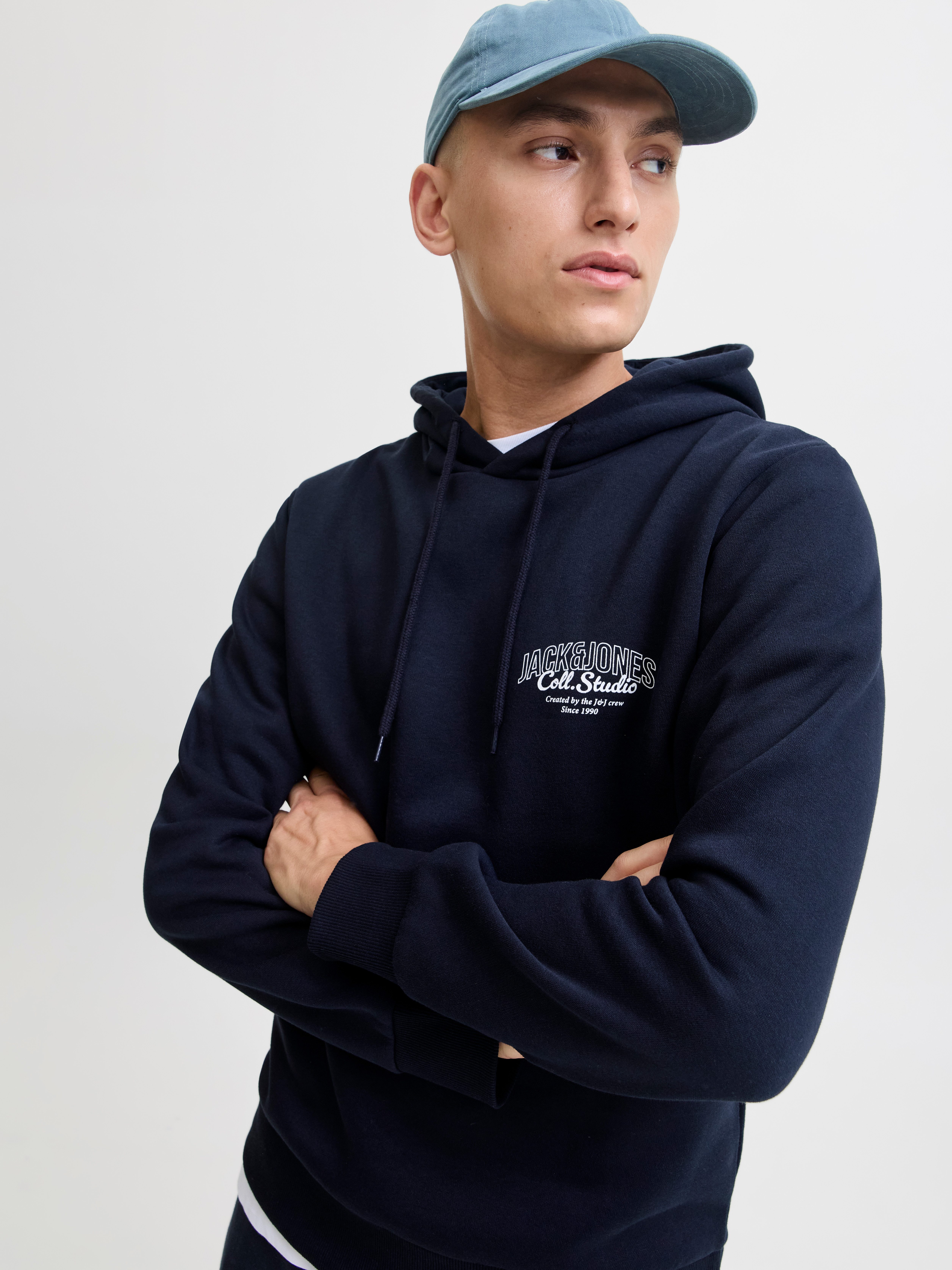 Jack & Jones Kapuzensweatshirt JJMAKOTO SWEAT HOOD günstig online kaufen
