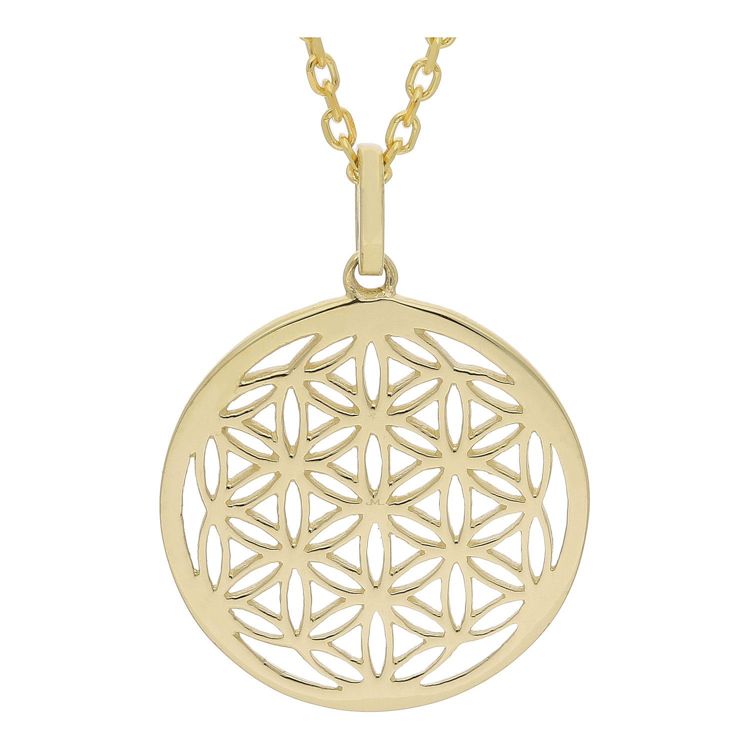 Kettenanhänger JuwelmaLux Anhänger 333/000 (8 Karat) Gold Lebensblume JL39-02-0544